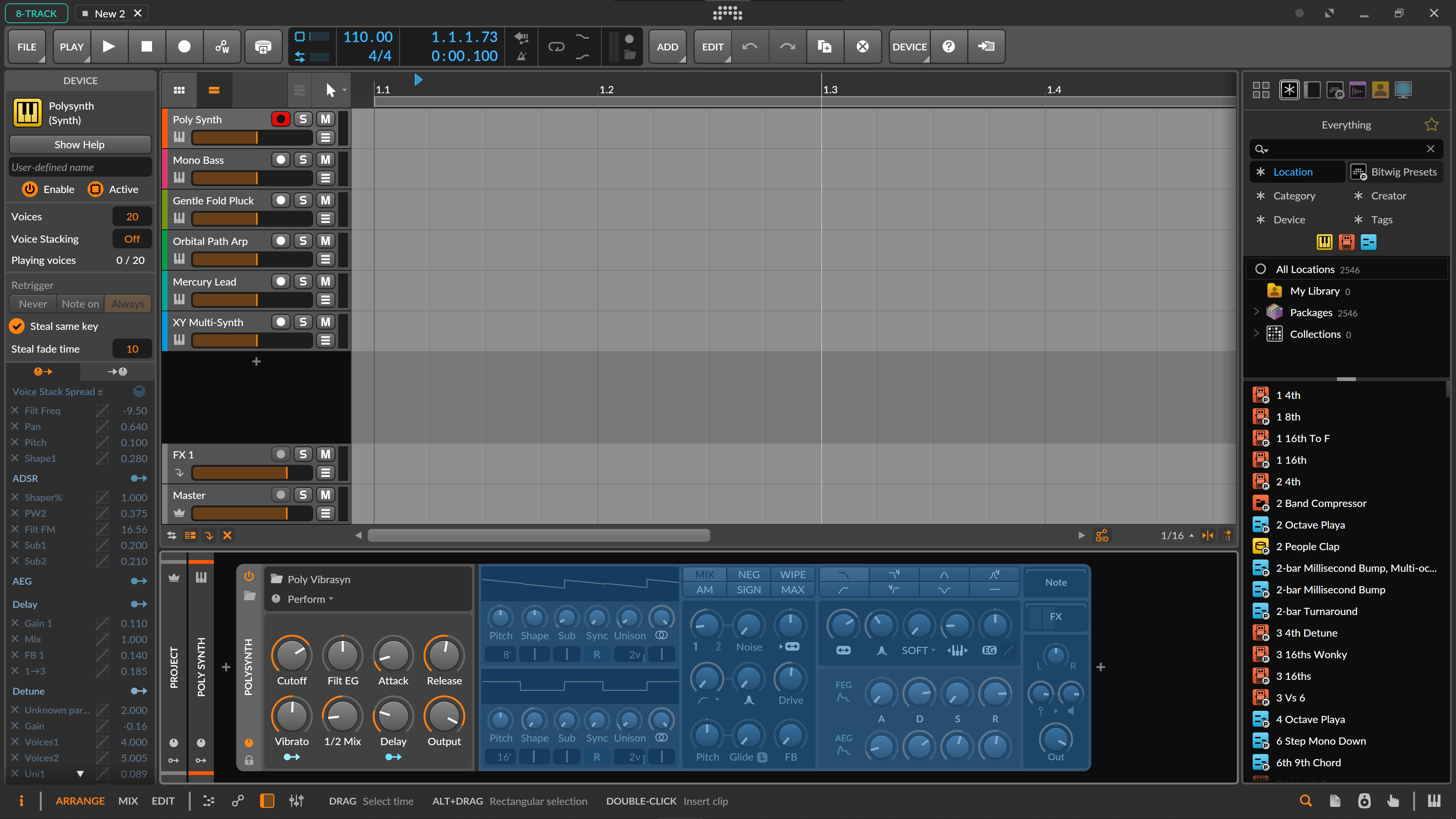 Bitwig Bitwig Studio 8-Track